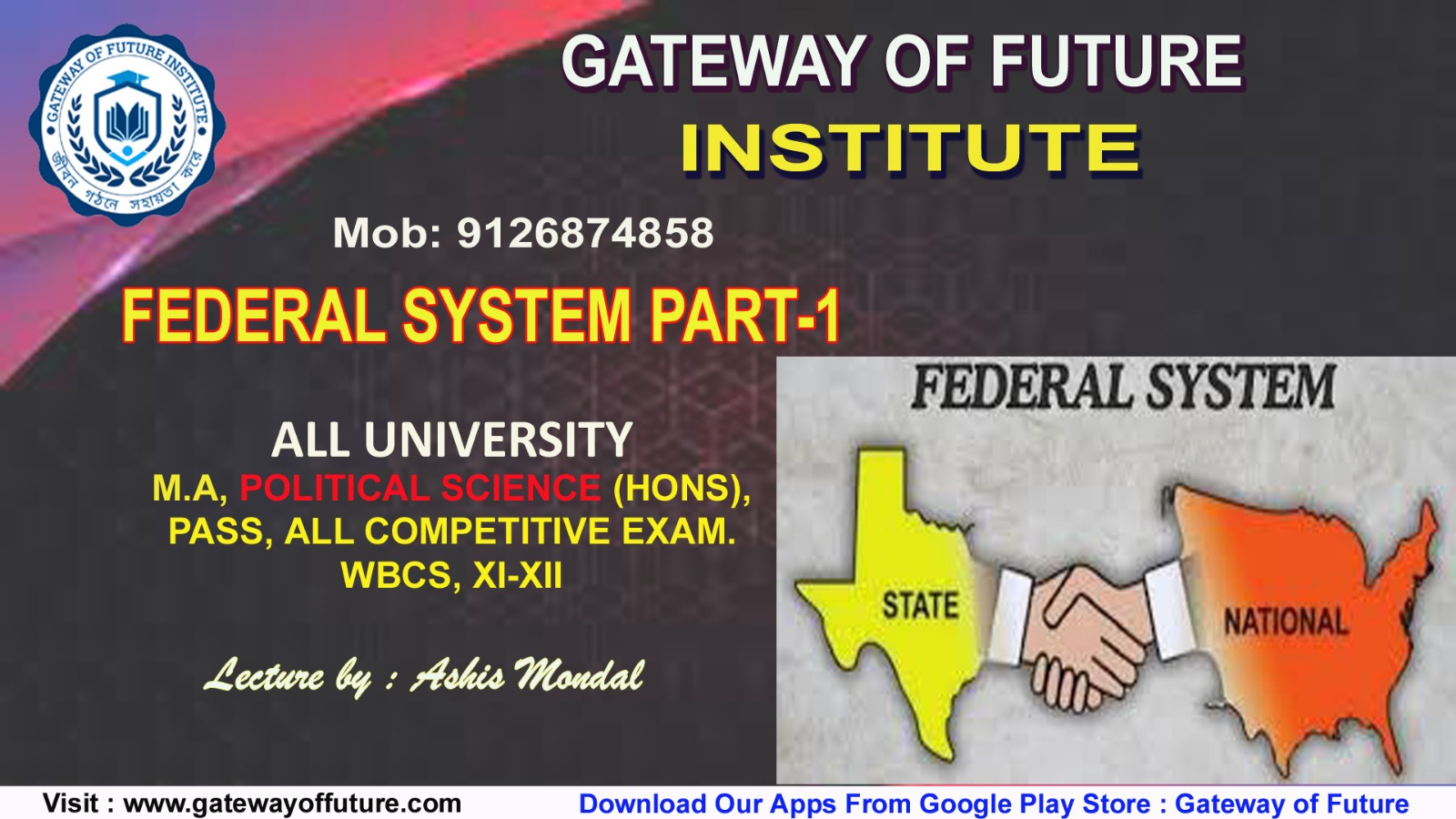 FEDERAL SYSTEM PART - 1
